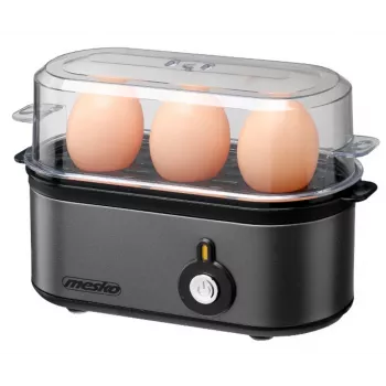 MESKO MS 4485gm Cuociuova, 7 uova, 450 W, grigio scuro