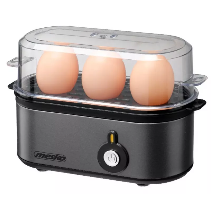 MESKO MS 4485gm Cuociuova, 7 uova, 450 W, grigio scuro