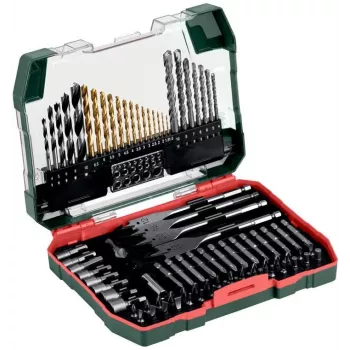 Set di punte per trapano e cacciavite Metabo 626708000 da 86 pezzi in valigetta