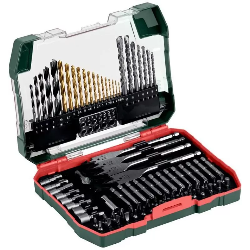 Set di punte per trapano e cacciavite Metabo 626708000 da 86 pezzi in valigetta