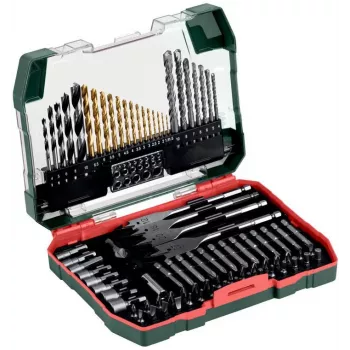 Set di punte per trapano e cacciavite Metabo 626708000 da 86 pezzi in valigetta