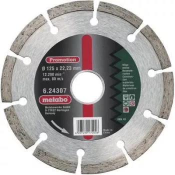 Metabo Disco diamantato 624310000, 230 mm di diametro, 22,23 mm di foro, segmentato, universale