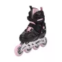 Meteor Urbo pattini inline regolabili nero-rosa taglia 34-37