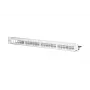 METZ CONNECT 130921-00-E patch panel 1U 24 porte schermato, Cat.6A, grigio chiaro 130921-00-E-90