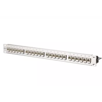 METZ CONNECT C6Amodul Patch panel a 24 porte, 1U, acciaio inox 130B11P1-E-90