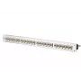 METZ CONNECT C6Amodul Patch panel a 24 porte, 1U, acciaio inox 130B11P1-E-90