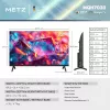 Metz MQH7030Z TV Android 40 inch Full HD nero