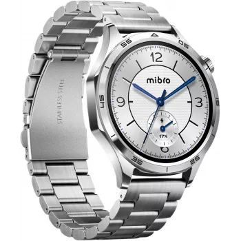Mibro Watch GT Smartwatch, argento, 2 cinturini