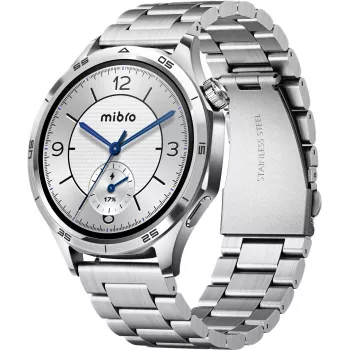 Mibro Watch GT Smartwatch, argento, 2 cinturini