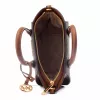Michael Kors Jet Set Charm Borsa a tracolla ovale marrone Signature Coated Canvas