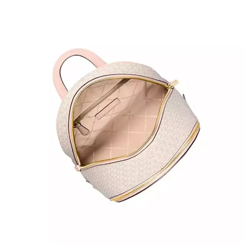Michael Kors Grab zaino 35S5GRAB6VCRN Vanilla/Acorn tela rivestita