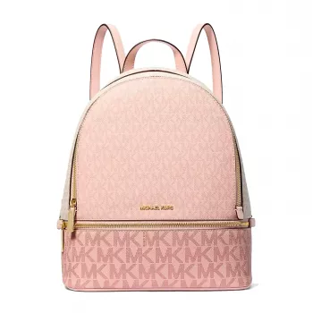 Michael Kors Grab zaino 35S5GRAB6VCRN Vanilla/Acorn tela rivestita