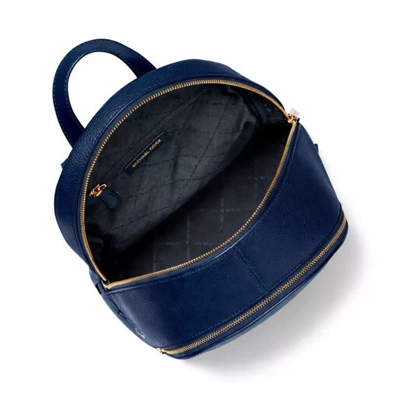 Michael Kors Zaino donna Grab blu navy in pelle Saffiano 30x26x13 cm