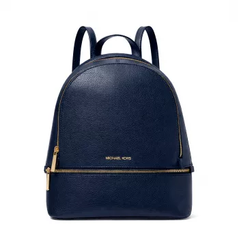 Michael Kors Zaino donna Grab blu navy in pelle Saffiano 30x26x13 cm