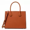 Michael Kors Greenwich borsa a spalla in pelle Saffiano Luggage 35T2GM9S3LLUG