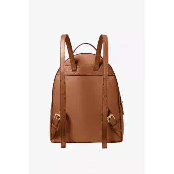 Michael Kors Hudson Zaino Luggage Brown Signature Coated Canvas Donna 35F3G6HB6LLUG
