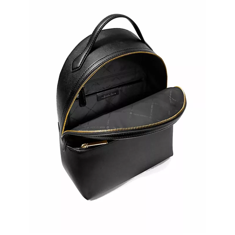 Michael Kors Hudson Zaino piccolo in pelle martellata nero 31x26x13cm