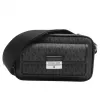Michael Kors Borsa a tracolla Jet Set nera Signature in tela rivestita 35R5S2BC0BBLA