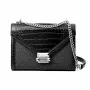 Michael Kors Jet Set Borsa a tracolla nero Signature tela rivestita 35S5SWHL6BBLA