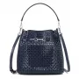 Michael Kors Jet Set Navy Signature Logo Borsa a tracolla 35S6S2ZC1YNAV