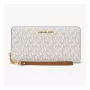MICHAEL KORS Jet Set Travel Portafoglio continental 35S6GTVE9BVAN in tela rivestita Vanilla