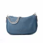 Michael Kors Jet Set Travel borsa crossbody Navy Signature tela rivestita