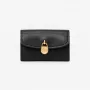 Michael Kors Jet Set Travel Portacarte in pelle Saffiano con portamonete nero tono oro