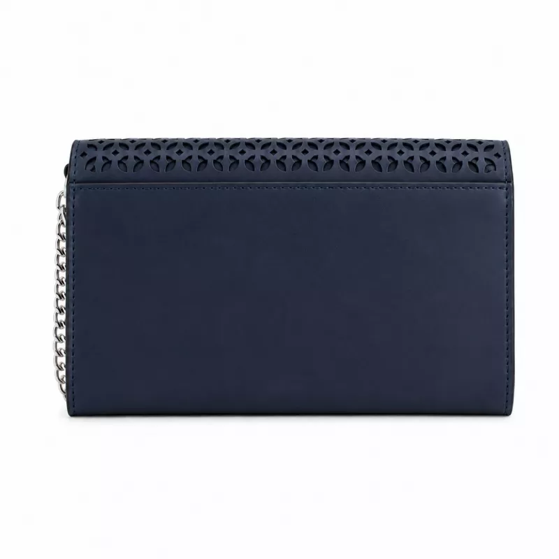 MICHAEL KORS Jet Set Travel borsa a tracolla in pelle Saffiano blu navy
