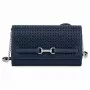 MICHAEL KORS Jet Set Travel borsa a tracolla in pelle Saffiano blu navy