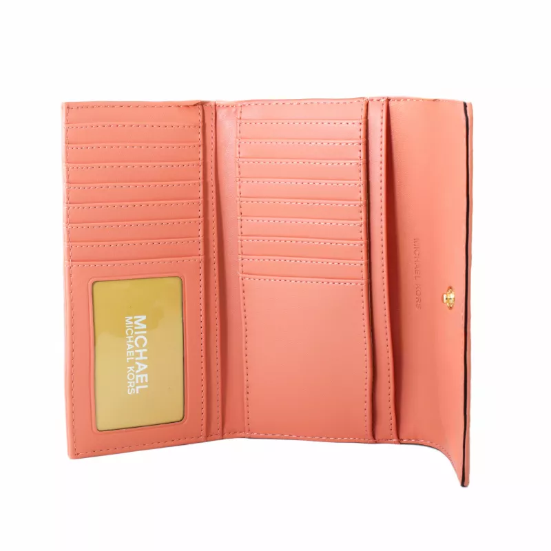 Michael Kors 35S2GTVF3USRT Portafoglio da donna, 18x10x1 cm, pelle rosa
