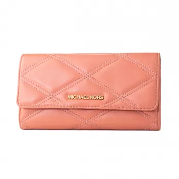 Michael Kors 35S2GTVF3USRT Portafoglio donna, 18x10x1 cm, pelle rosa