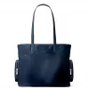Michael Kors Jet Set Travel borsa tote blu in pelle Saffiano 35T5S5FT9CNAV