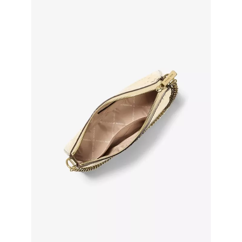 Michael Kors Jet Set Travel set borsa tote con portafoglio - Opal Multi Signature Coated Canvas