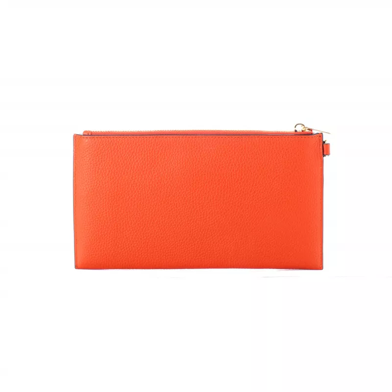 Michael Kors Jet Set Travel pochette in pelle Saffiano rossa 35S5GTVW3IRED