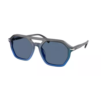 Michael Kors occhiali da sole uomo MK2251U401180 - montatura nera, lenti grigie sfumate, 57 mm