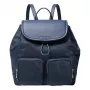 Michael Kors Raven zaino 30R4GRKB7CNAV Navy tela Signature 30x36x17 cm