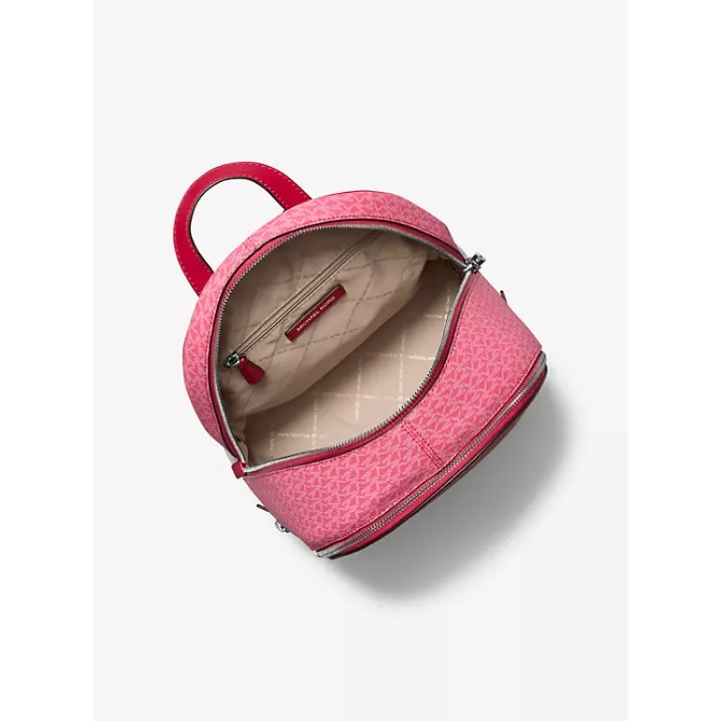 Michael Kors Rhea zaino Dark Berry in pelle Saffiano donna 27x26x14 cm