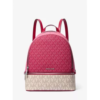 Michael Kors Rhea zaino Dark Berry in pelle Saffiano donna 27x26x14 cm