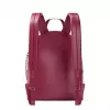 Michael Kors Rhea Zaino medio Dark Berry pelle Saffiano finiture dorate