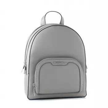 Michael Kors Rhea zaino donna 28x23x10 cm grigio perla in pelle Saffiano