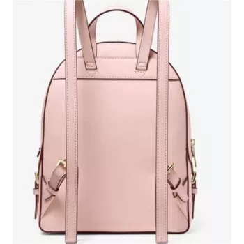 Michael Kors Slater Zaino 30x24x9 cm Powder Blush donna in pelle martellata