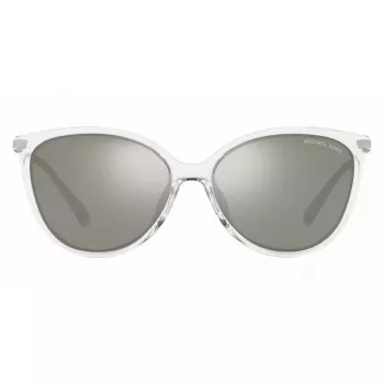Michael Kors Vivian Occhiali da sole da donna MK2184U30156G Montatura nera Lenti grigie sfumate 58mm