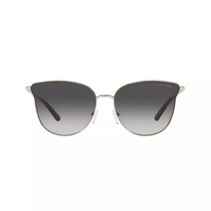 Michael Kors Occhiali da sole da donna Aviator MK1120-10148G Montatura argento Lenti grigie sfumate 62mm
