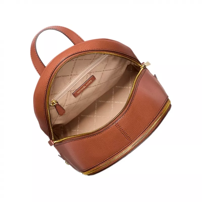 Michael Kors Zaino mini donna Grab 35S5GRAB2LLUG in pelle Saffiano finiture dorate