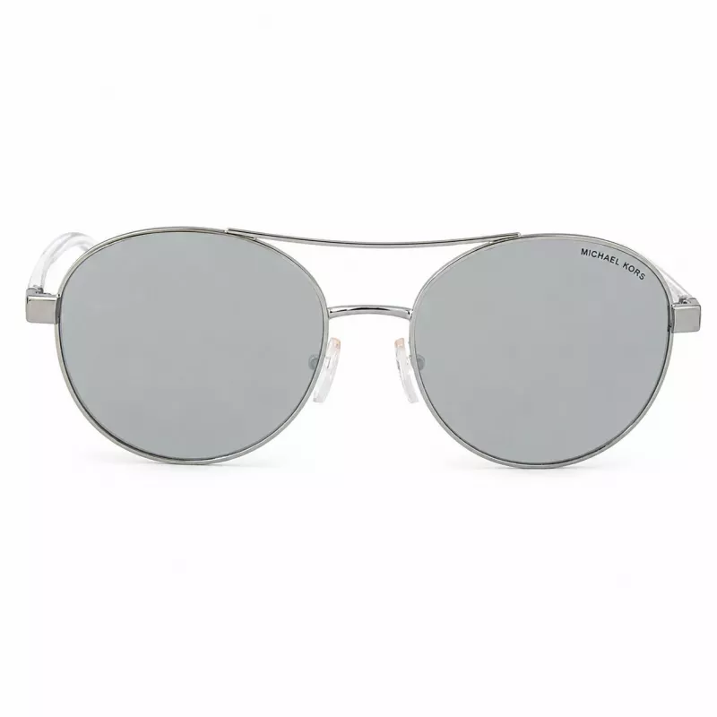 Michael Kors Occhiali da sole donna pilot MK-1159 - montatura in acetato nera, lenti sfumate grigie