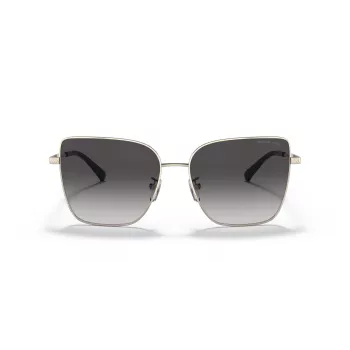 Michael Kors Occhiali da sole da donna Aviator MK1108 Light Gold Grigio sfumato 57mm