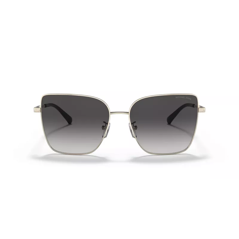 Michael Kors Occhiali da sole da donna Aviator MK1108 Light Gold Grigio sfumato 57mm