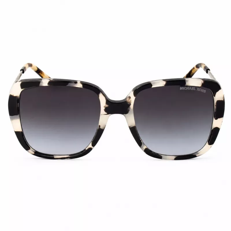 Michael Kors Occhiali da sole donna MK2206SNOWLEO Snow Leopard acetato grigio sfumato 55mm