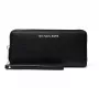 MICHAEL KORS portafoglio e custodia per smartphone donna in pelle Saffiano con zip, nero (Jet Set Travel) - 35S6STVE9LBLA