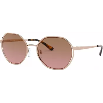 Occhiali da sole donna Michael Kors MK1072-110814 light gold marrone sfumato 57mm